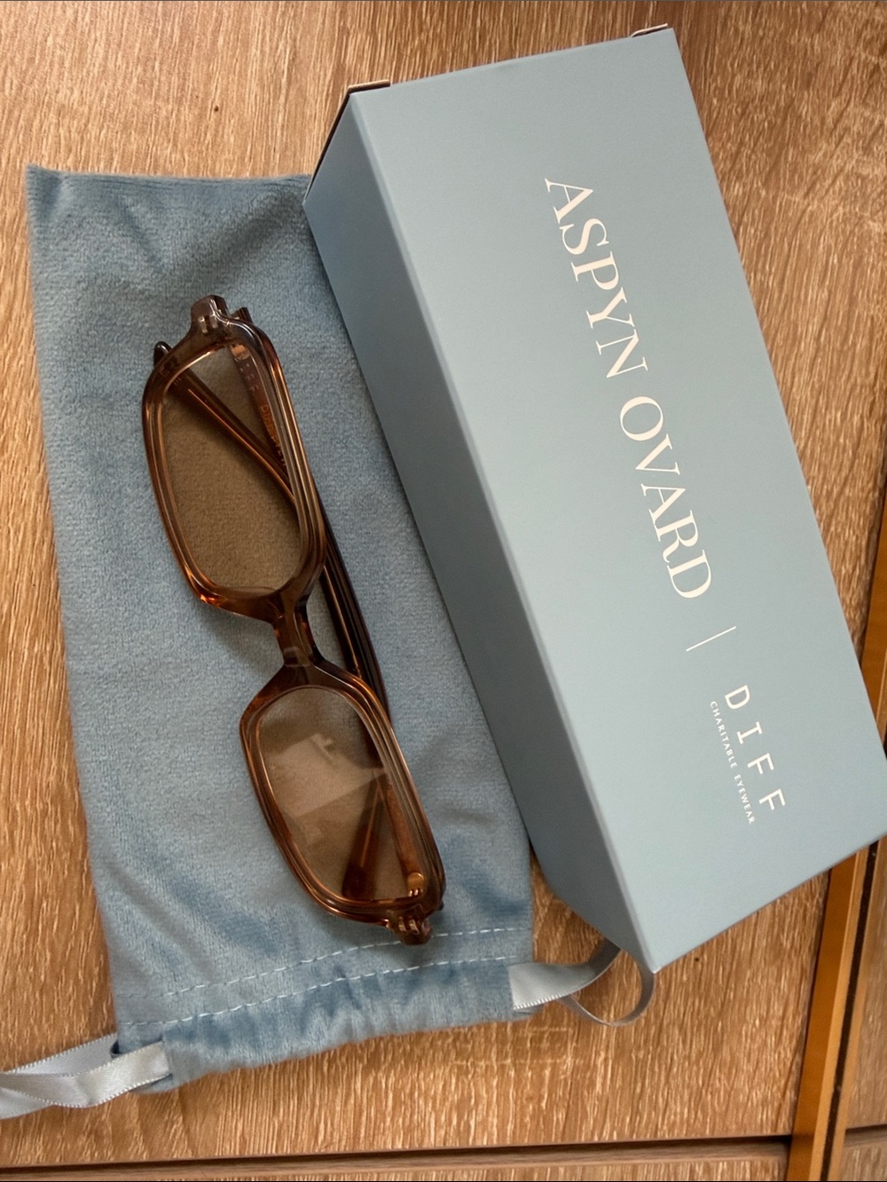 Diff Eyewear Brown Rectangular Sunglasses
